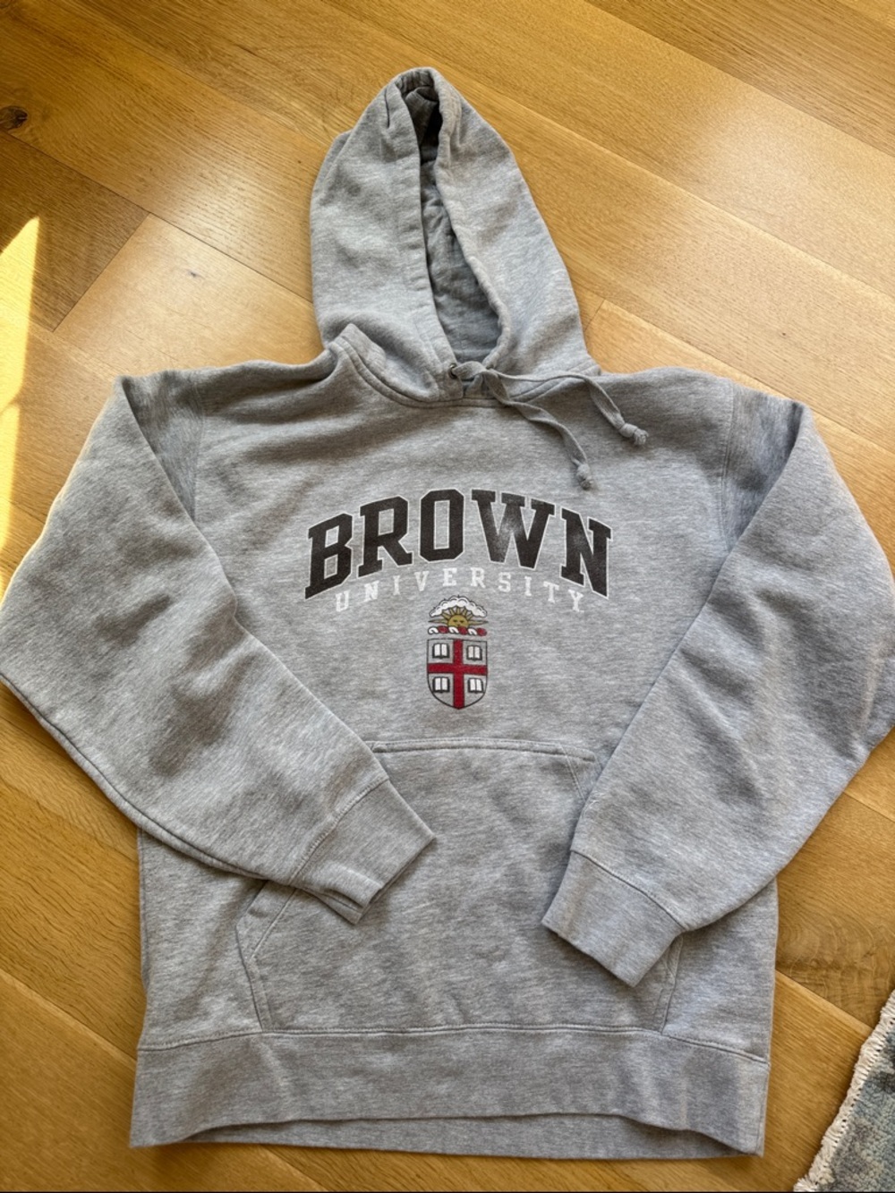 Brown University Grey Pullover Hoodie
